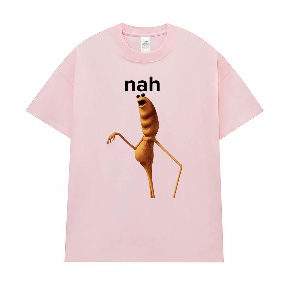 Hot Sale Marcus The Worm Funny Meme Printed T-Shirts Men's Clothing 100% Cotton Oversized T Shirts Humor Harajuku Fashion Tshirt