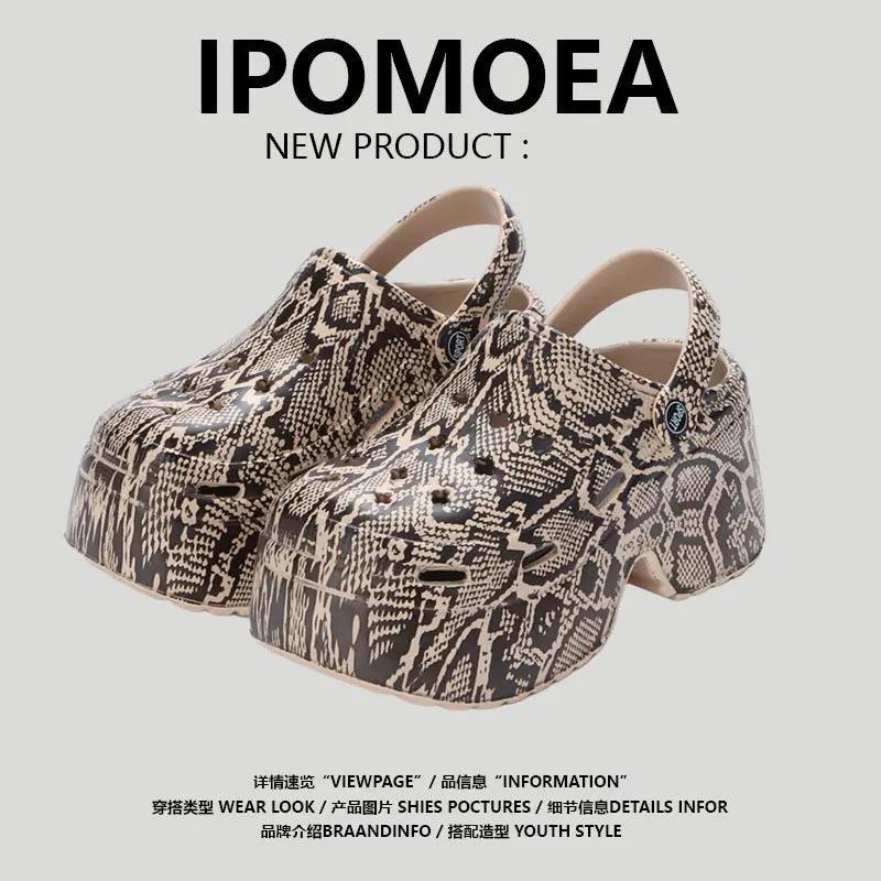 Luxury Women's 2024 New Summer Beach Slippers High Heel 9cm Lightweight Soft Sole Comfortable Casual High Quality Slippers