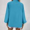 Long Sleeve Linen Tops For Women Loose Fit V Neck Button Down Shirts Cute Summer Beach Tee Shirts