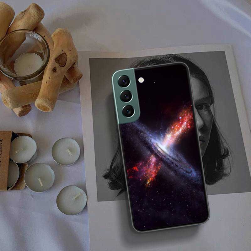 Cosmic Starry Sky Black Hole Phone Case For Samsung Galaxy Note 20 Ultra 10 Lite 9 8 M12 M21 M30S M31 M32 M51 M52 S10 S9 S8 Plus