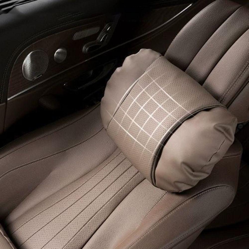 Soft Breathable Car Headrest Cushion Cotton Filling Car Seat Pillow New Car Neck Pillow  Travel Use