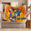 Blox Fruits Personalized Flannel Blanket, Custom Printed Text Name, Warm Soft Blanket For Couch Bed