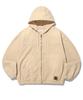 Physical Department Hoodie Work Jacket Ivory