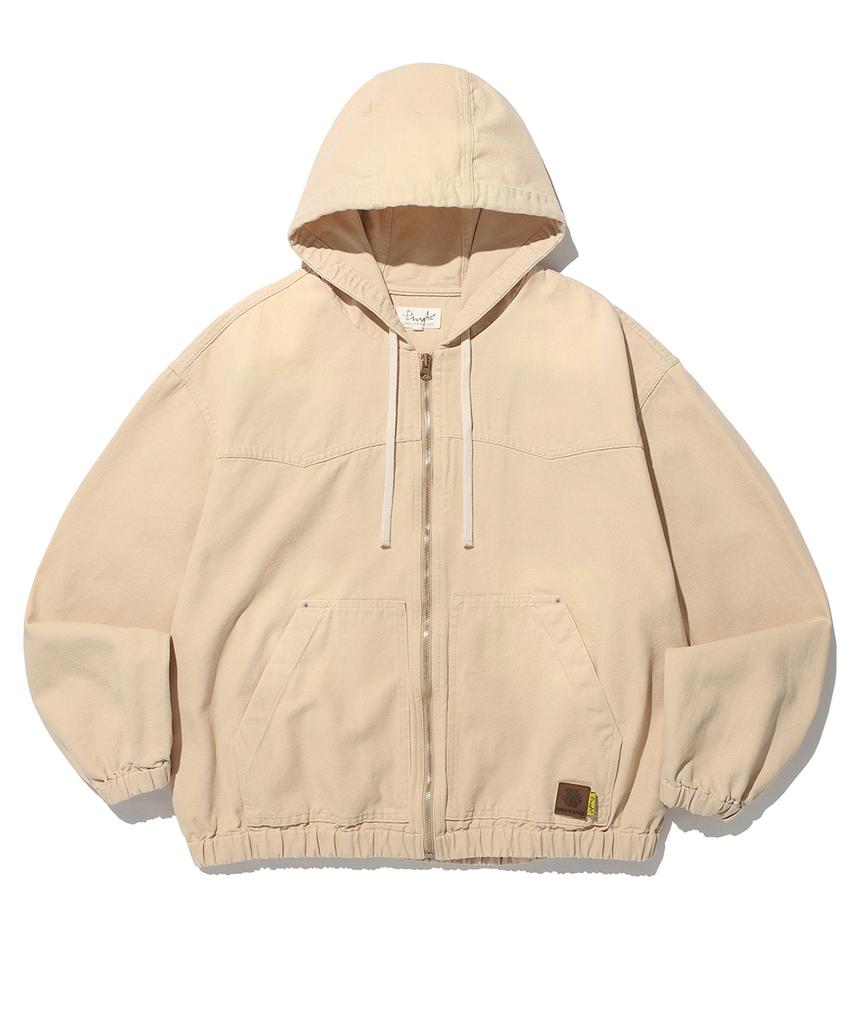 Physical Department Hoodie Work Jacket Ivory