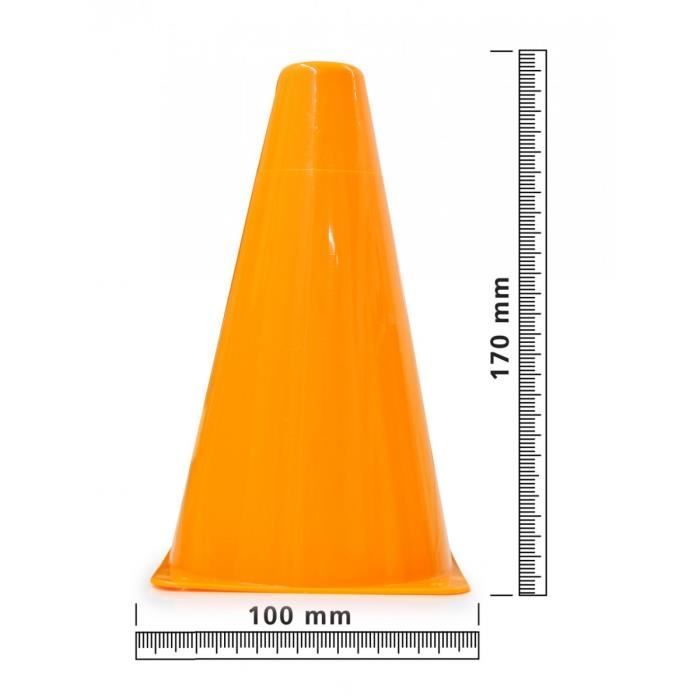 Ensemble de 4 pylônes de signalisation pour enfants - Marque - Modèle - Couleur orange - Mixte - 3 à 7 ans