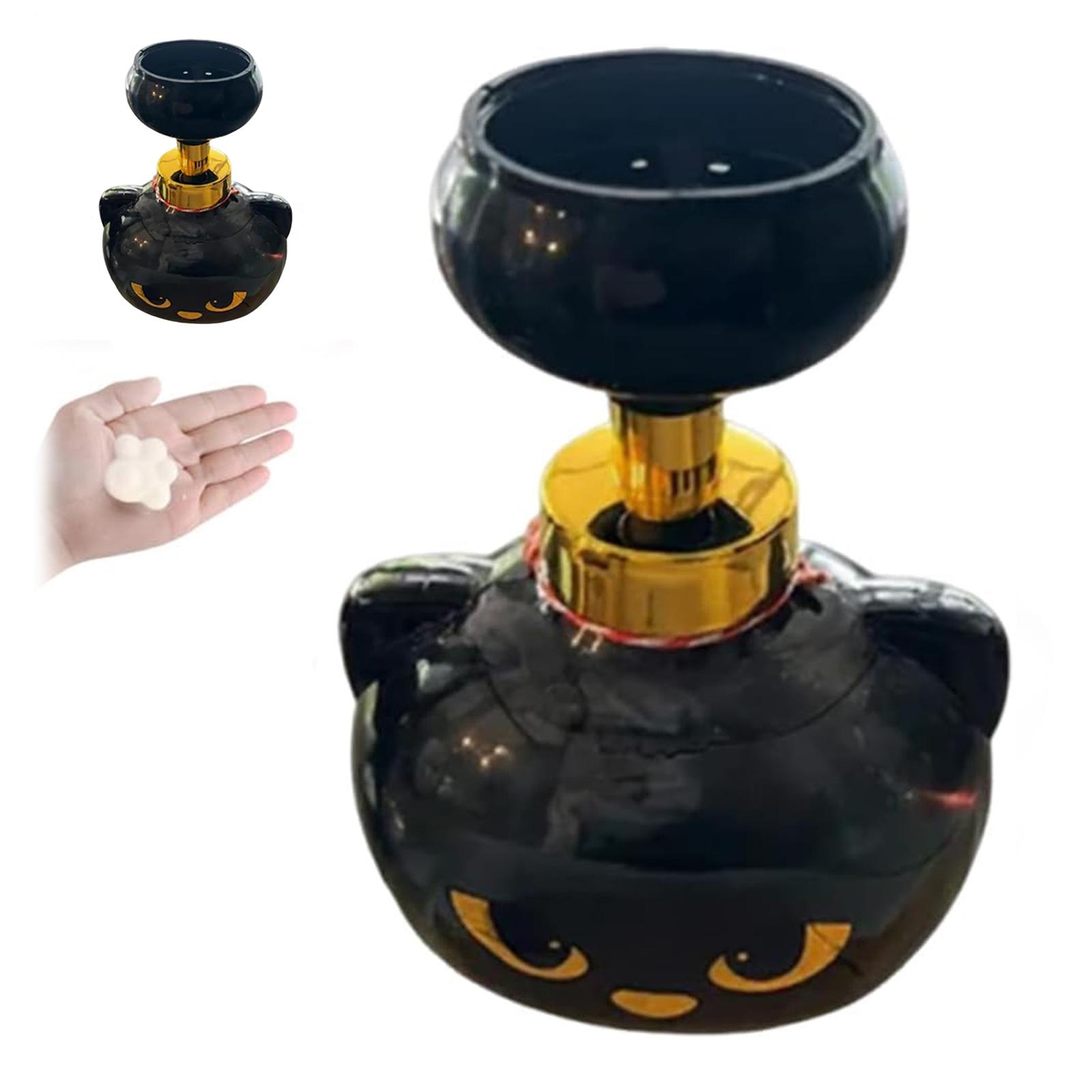 

Cats Paw Print Soaps Pump Bottle Black Cat Foaming Pump Bottle Halloween Cat Paw Foaming Soap Dispenser for Bathroom Kitchen China Mainland
