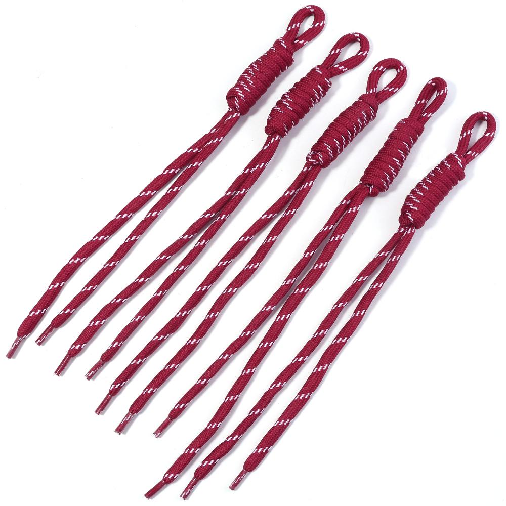 5pcs/lot Colorful Braided Lanyard Keychain Handmade Knot Nylon Rope Cord Thread For DIY Key Chain Pendant Bag Accessories
