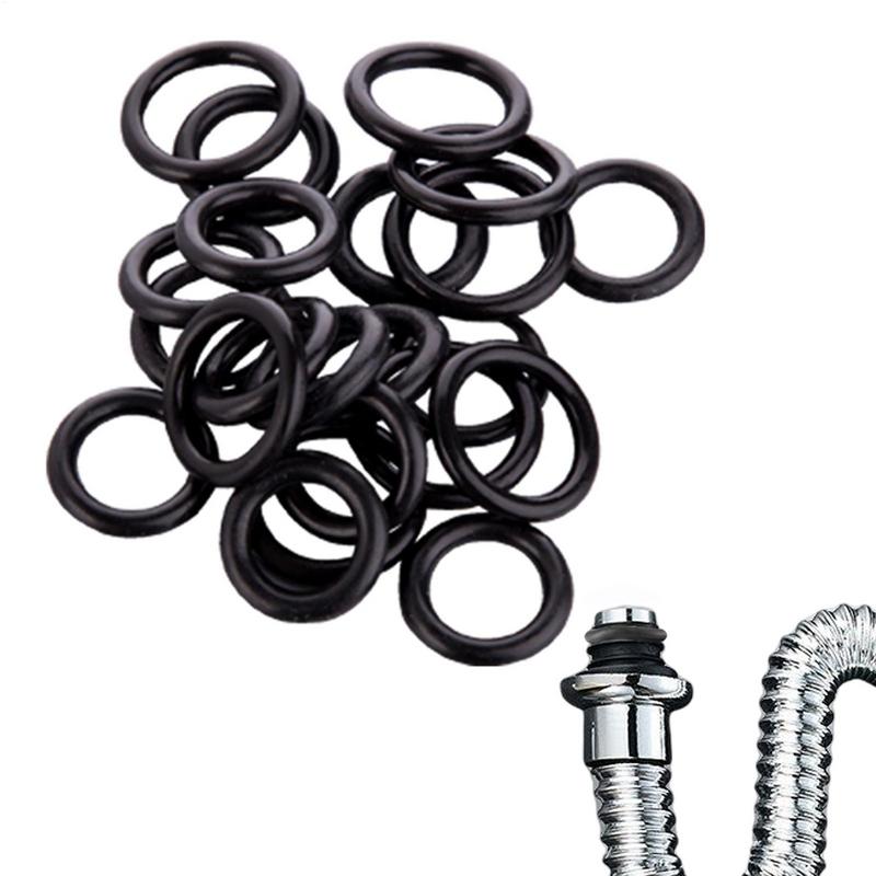 50pcs O-Ring Set Garden Watering Irrigation Accessories Gasket Washer Flat Ring Gasket Washer Rubber Ring Faucet Pipe Tube Seal