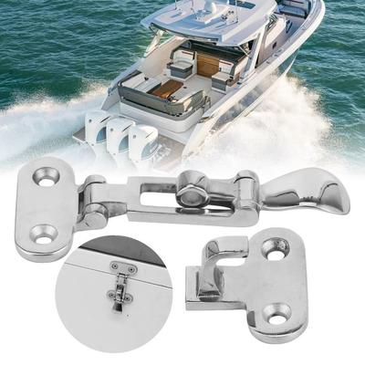Stainless Steel Deck Hasp Locker Marine Grade Boat Door Hatch  Yacht Replacement