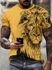 Ropa de Hombre Estampado de León de Verano Camiseta Manga Corta para Hombre Camiseta para Hombre Ropa con Estampado de León Ropa de Diseñador para Hombre Camiseta Oversize para Hombre