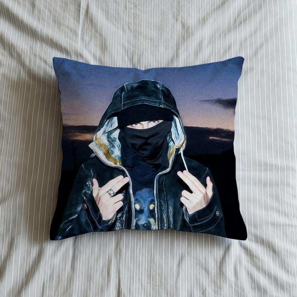Kissenbezug Weiche Hülle Für Sofa Wohnzimmer Zuhause EsDeeKid Bequem Büro Dekoration Schutzkissen Rebel Hüllen