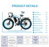 2026 E-Bike BLJ DP-2603 3000W Dualmotor 52V 32AH Batterie, Stoßdämpfung vorne und hinten, 26-Zoll-Winterreifen, E-Bike für Erwachsene.