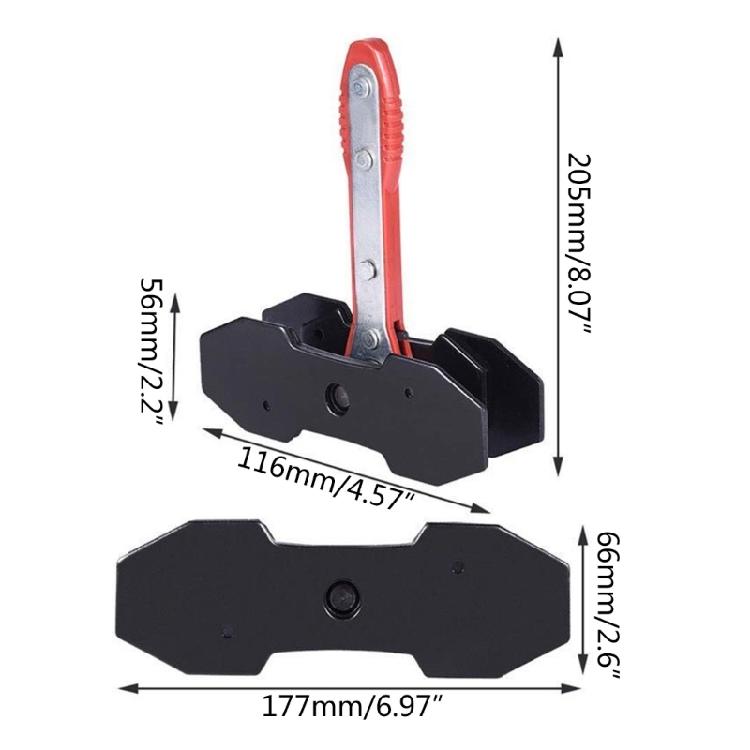 Car Brake Pump Piston Reset Repair Tool Positioning Device with 4 Brake Pad Hook