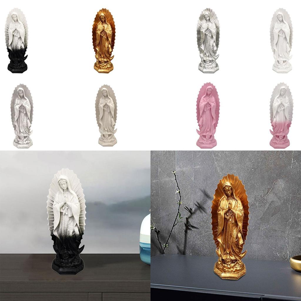 Gesegnete Jungfrau Maria Statue Elegante Figur Wohnaccessoire Figur Unserer Lieben Frau von Fatima