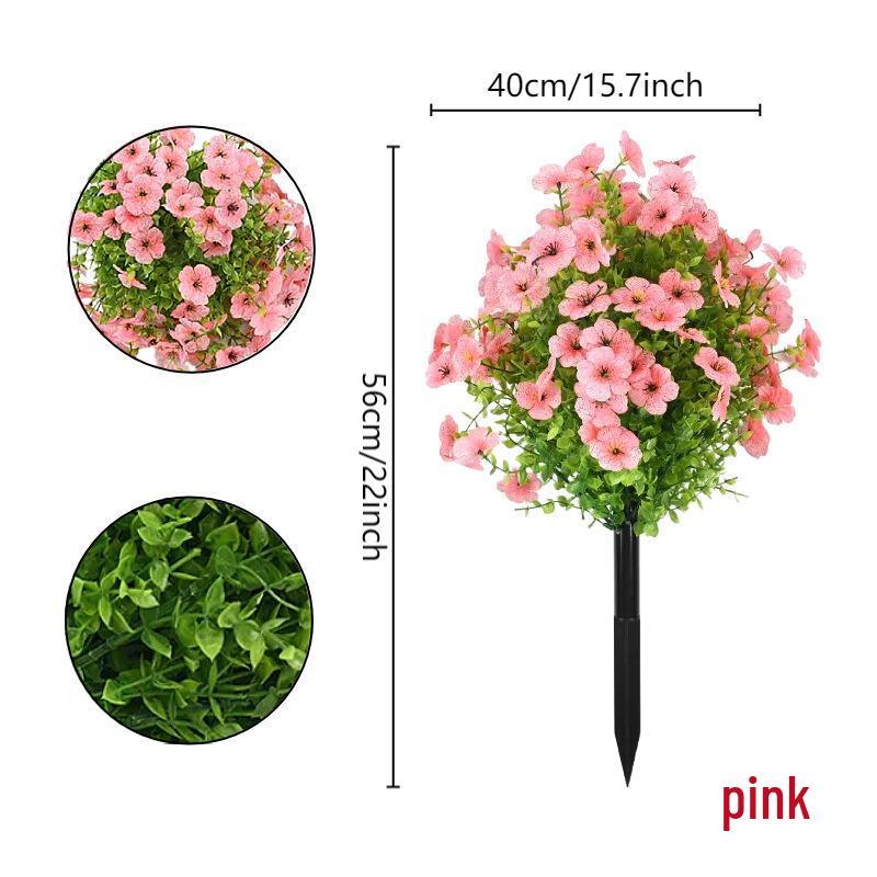 Eucalyptus Violet Potted Flower Arrangement for Garden and Home Decor