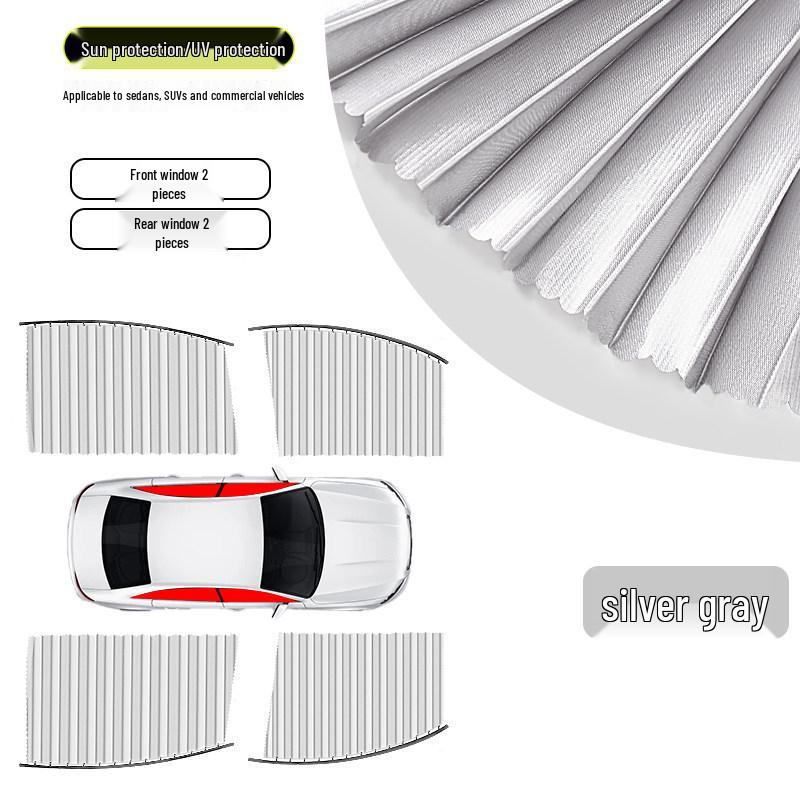 Magnetic Car Window Sunshade Curtains: Privacy & Heat Insulation for Small Cars