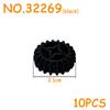 MOC Parts Gear Bulk Block Bricks 3649 3648 3647 10928 32498 32269 32270 32198 6589 4019 94925 3650 46372 Technical Brick Playset