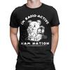 Print Amateur Ham Radio T-Shirt Unisex Round Neck Short Sleeve Tops  100%Cotton Summer Top Tee