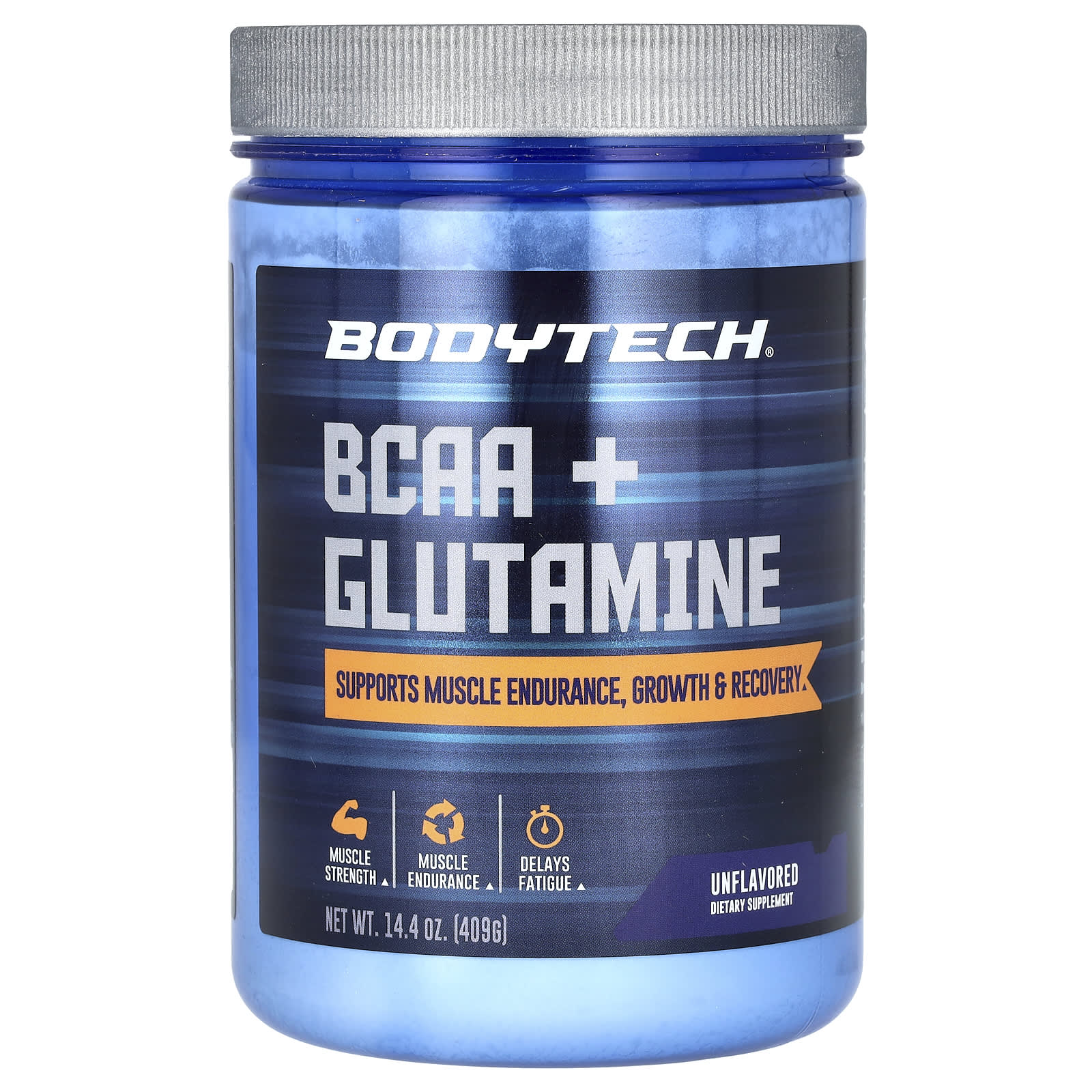 

Bcaa + Glutamine Powder, Unflavored, 409G (14.4Oz)