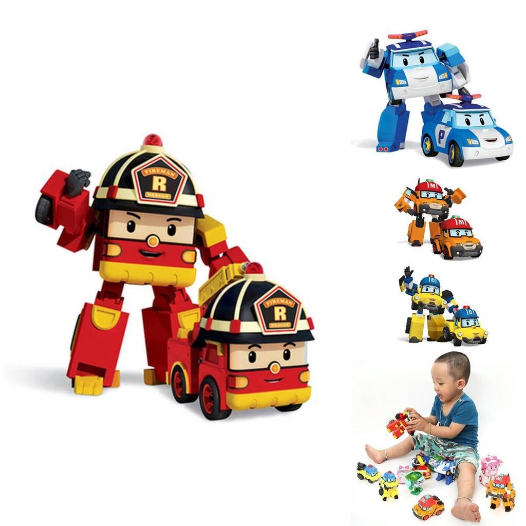 Transform Your Kid's Playtime With Robocar Poli Toy Car Pull Back Car And Action Figure In One!