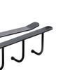 Under Cabinet Hook Multifunctional Rustproof Iron 6 Hooks Cabinet Storage Hanger for Bedroom Kitchen
