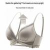 Front Buckle Bra Set for Women with Small Breasts: Lift and Enhance, No Steel Ring, Beautiful Back Design