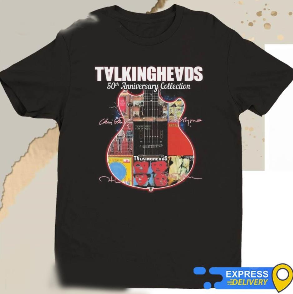 Talking Heads Band 50th Anniversary Collection T-shirt size S-5XL Unisex T-Shirt XL