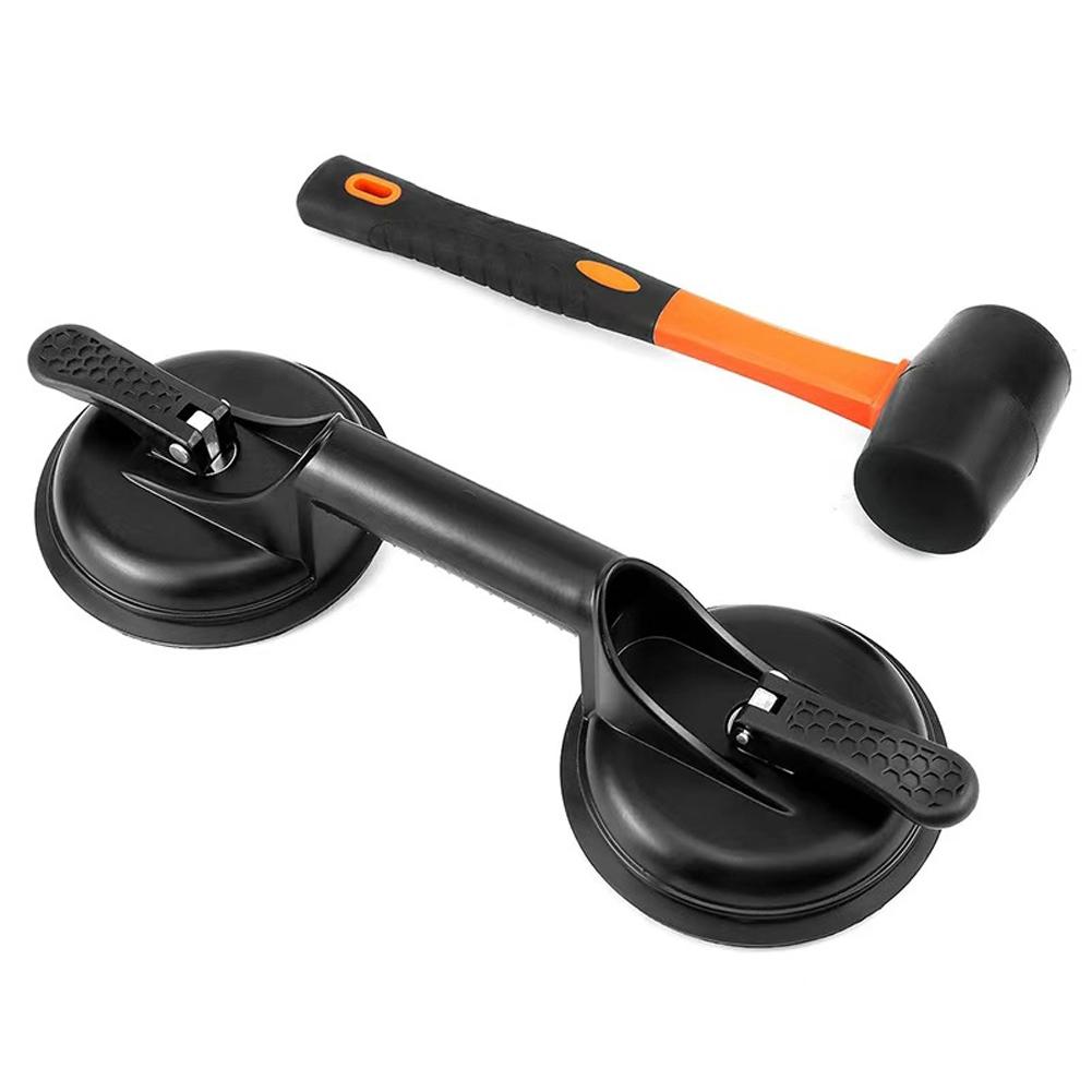 Heavy Duty Glass Suction Cup Elevator Aluminum Buckle Plate Disassembly Assembly Tool Countertop Seamless Splicer for Improvemen