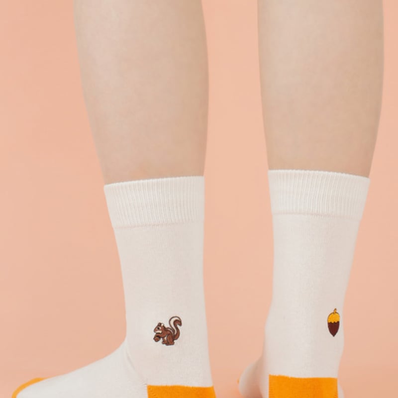 SNOOZY EM-White Orange (Squirrel)