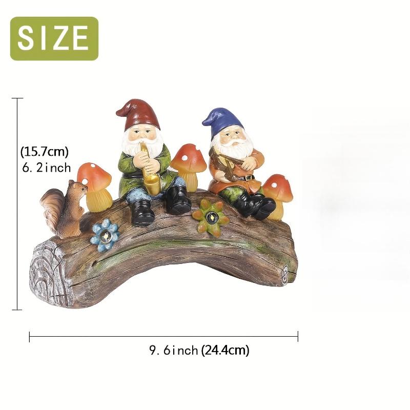 Садовое украшение Двор Балкон Креативные украшения Уличный Гном Смоляные поделки