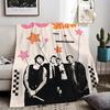 5SOS Seconds of Summer Throw Lightweight 240g Flannel Blanket Soft Skin-friendly for Summer Cooling