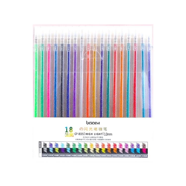 Glitters Gel Pen Multiple Color Glitters Pen for Making Card Colored Gel Marker for Coloring Journaling Drawing Craft