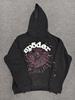 High-quality beauty tide spider web sweater fleece printing men and women couple hoodie source manufacturer wholesale