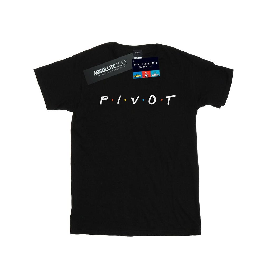 Friends Mädchen-T-Shirt aus Baumwolle mit Pivot-Logo