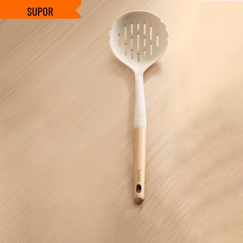 

SUPOR Non-Stick 99.9% Antibacterial White Silicone Kitchen Utensils