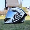 LVS-702 Motorcycle Helmet, Men's and Women's Dual Lens Couple Street Bike Full Helmet, Personality Prone Racing Helmet