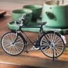 New 1/10 Miniature Alloy Model Bicycle Diecast Metal Bike Adult Simulation House Decor Fun Crafts Collection Ornaments Gifts