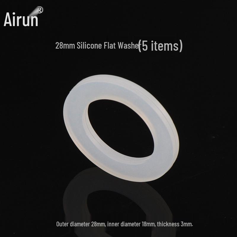

Silicone 4-Point Mesh Sealing Ring and Flat Washer for 6-Point Water Heater, Faucet, Pipe, Hose, and Shower Head (1-Inch)