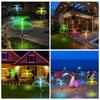 1PC Double-Layer Jellyfish Solar LED Lights,Outdoor Multiple Color Decoration Lights For Landscape,Pathway,Patio,Lawn,Garden