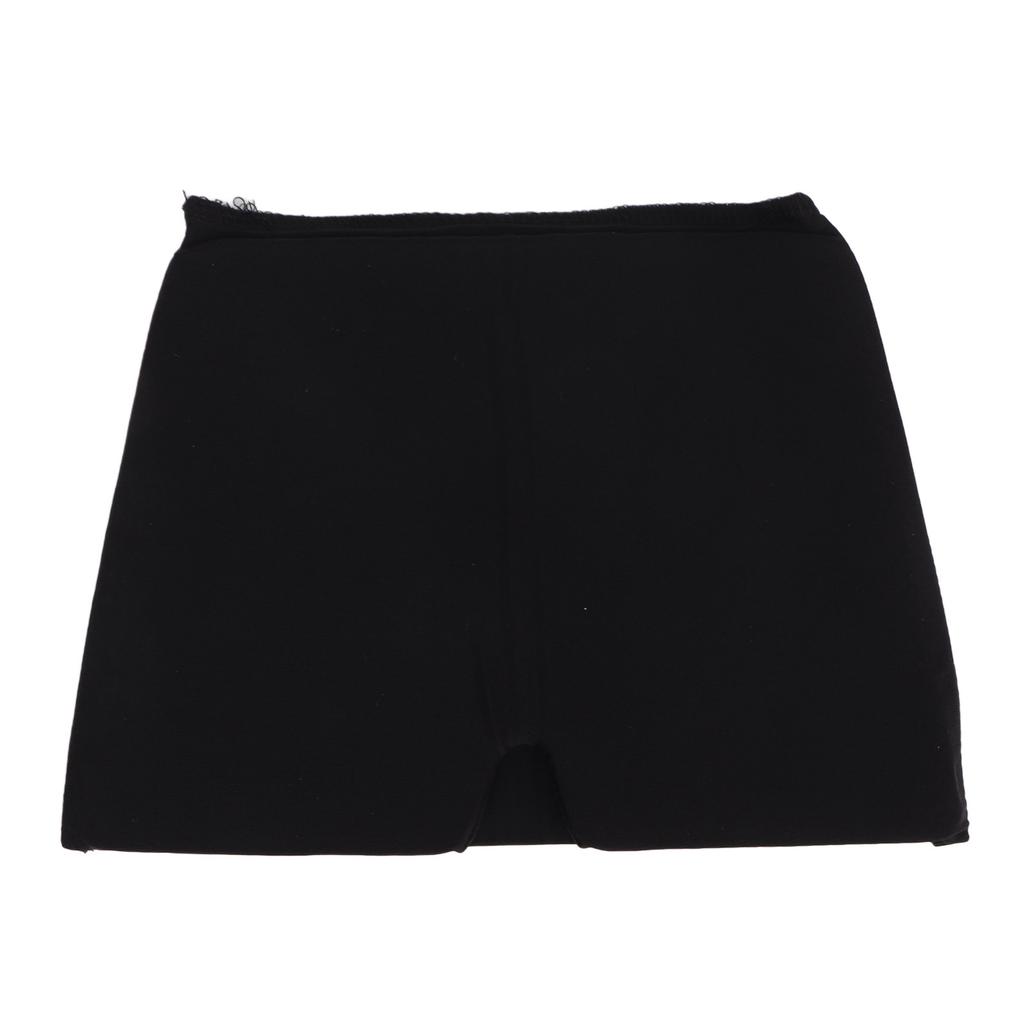 Cold Compress Head Wrap Relieve Migraine Double Layers Stretchable Cooling Headache Hat Black