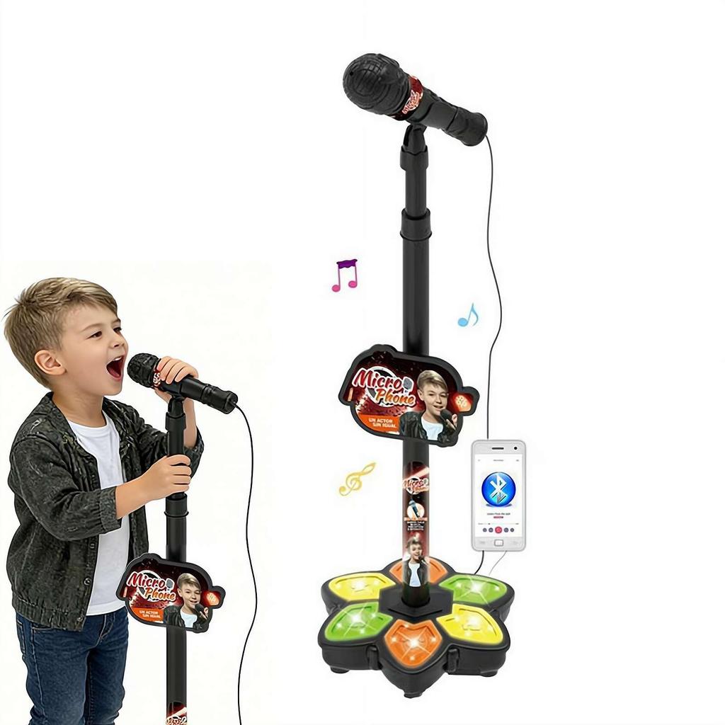 Children's Microphone Toy, Karaoke Machine Toy, With Music And Lights, Portable And Easy To Use, Suitable For Children Aged 3 And Above