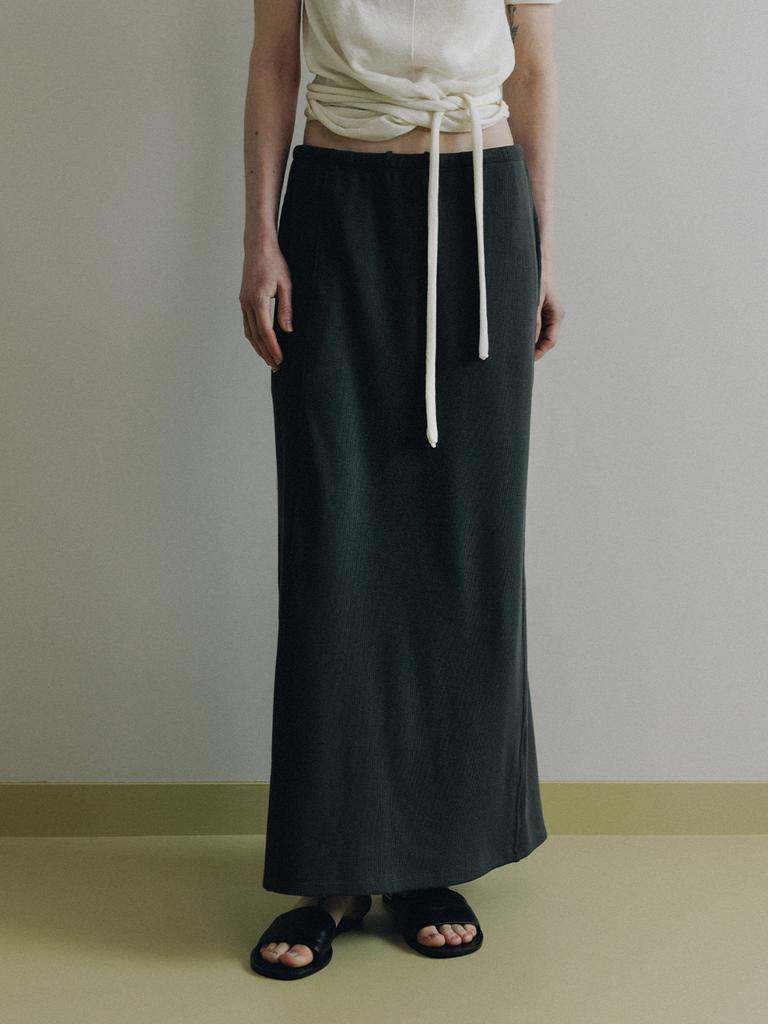 LOEUVRE H-Line Maxi Jersey Skirt Sw6Ms778_2Color
