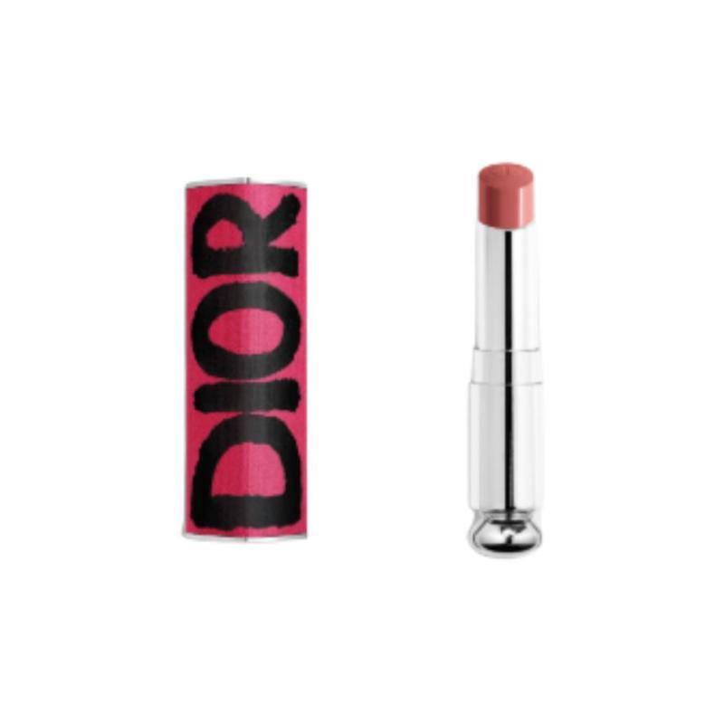 DIOR Lipstick Two-piece set: stunning pink lipstick shell + #558 white peach lotus root powder refill 3.2g белый