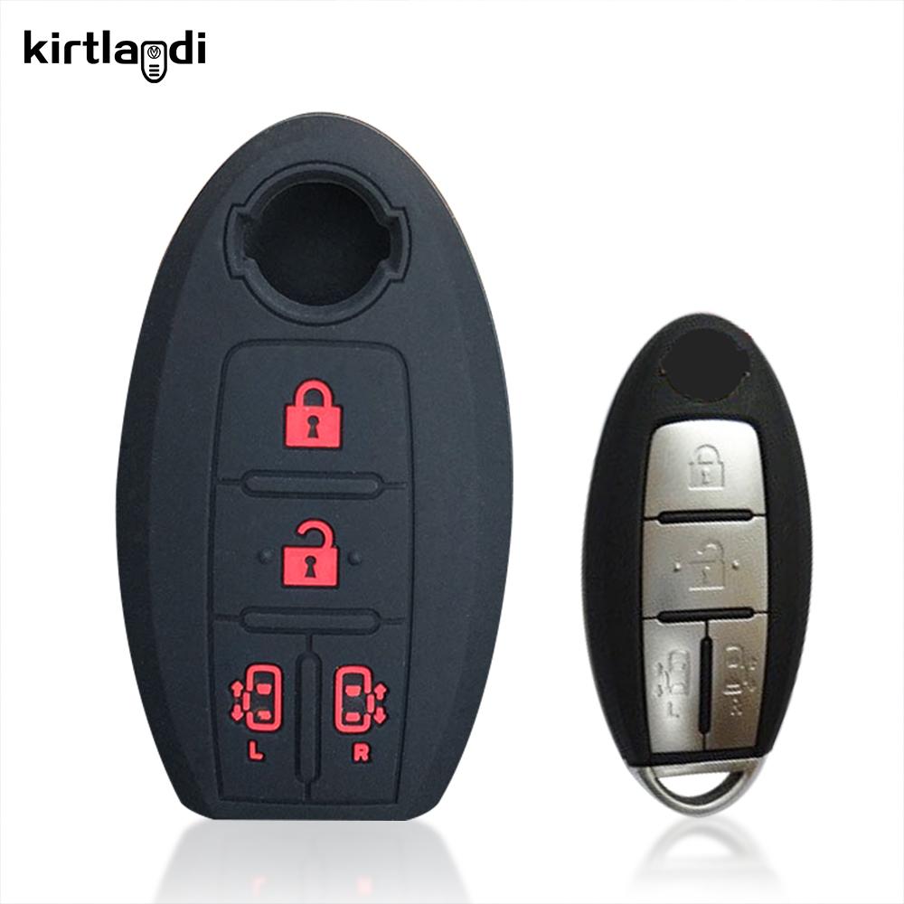 Kirtlandi Key Holder Keychain Accessories For Nissan Serena Siren Evalia Nv200 C23 Mpv 4 Button Car Key Case Cover Shell