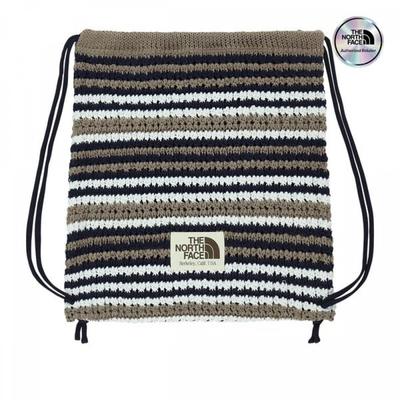 The North Face White Label Crochet Gym Bag Beige Brown Nn2pr19l