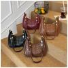 2025 Women's Versatile Woven Shoulder Bag - Fashionable Dumpling Style for Commuters