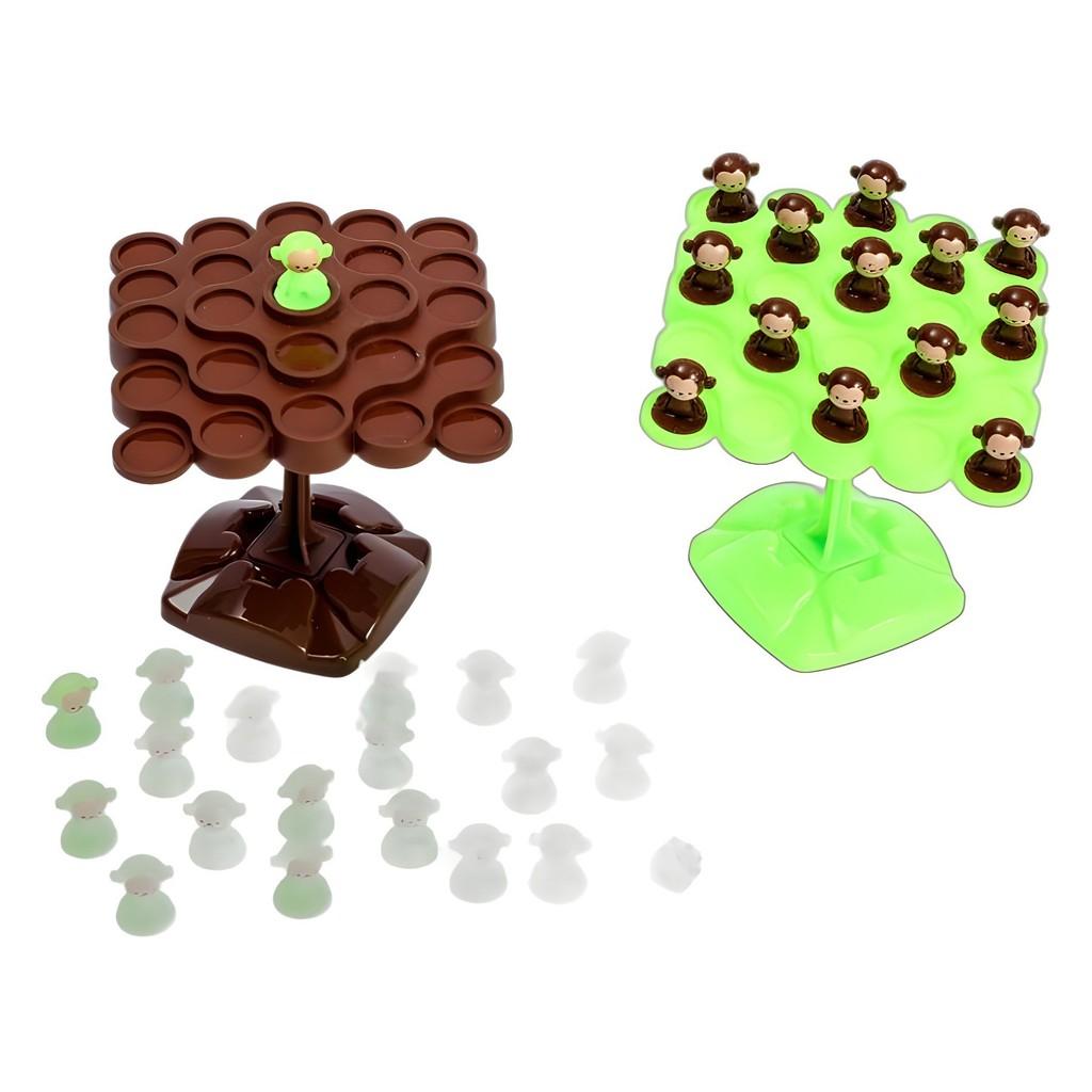 Engaging Monkey Balance Tree Two Person Interactive Balance Game Toy For Kids