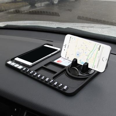 Universal Auto Rutschfeste Pad Multifunktions Parkplatz Nummer Karte Auto Telefon Halter Matte für Dashboard