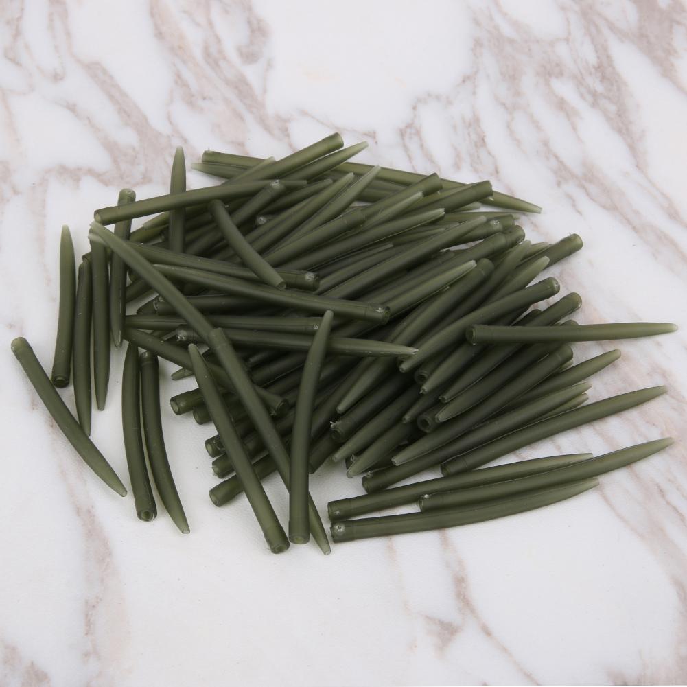 Terminal Carp Fishing Anti-Tangle Sleeves Connect with Fishing Hook Rubber Tip Tube Positioner Terminal Fishing Tackles