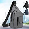 1Pc Breast Bag Men's Backpack New Breast Bag Leisure Sports Travel Chest Bag Shoulder Messenger Bag Shoulder Bag Tide